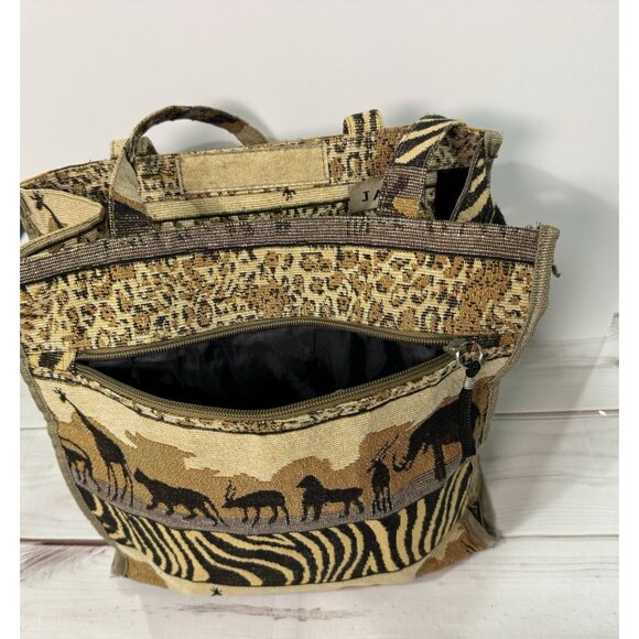 JADE Handbag/Tote Safari African Ethnic Tribal C/W Change Wallet - Picture 8 of 15